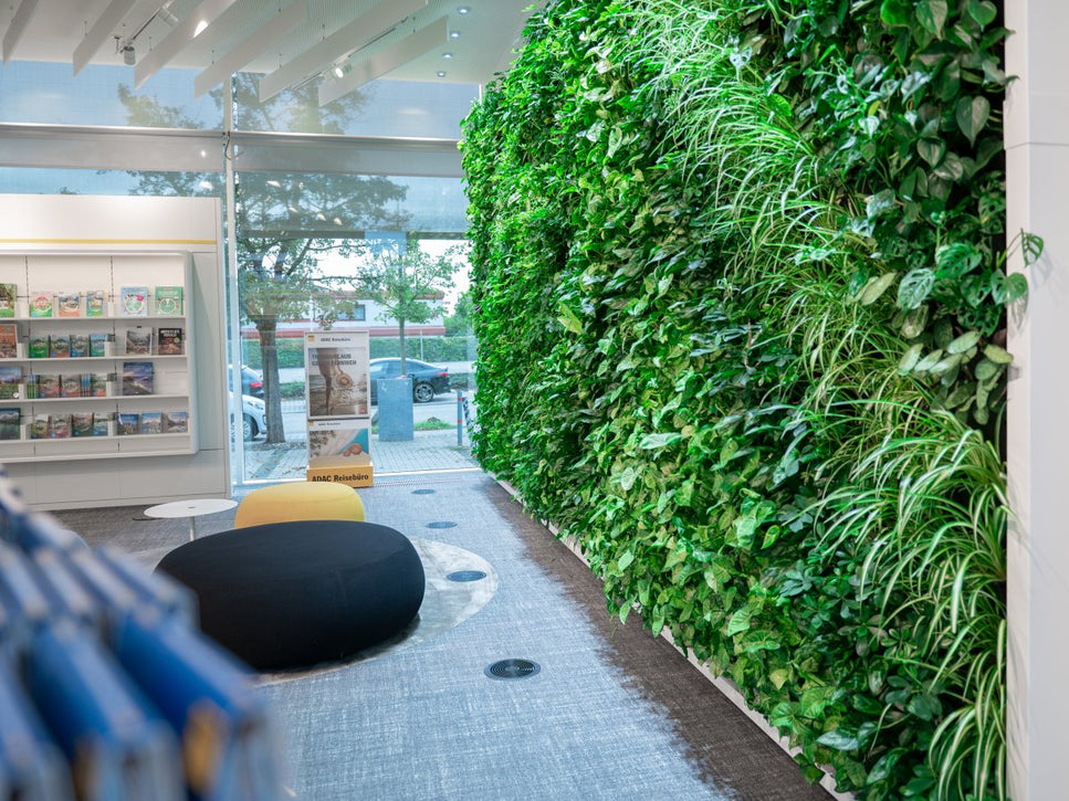 Pflanzenwand ADAC Pforzheim