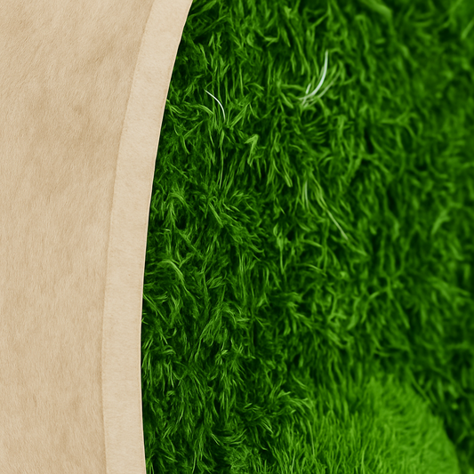 Moosbild Hügelmoos Rund 75cm