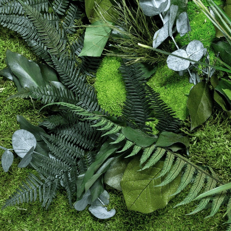 Dschungelbild 80 cm RUND - Dream in Green
