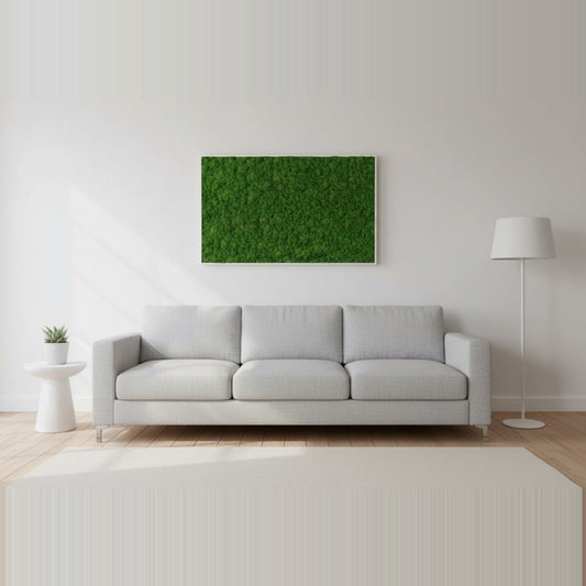 Moosbild Islandmoos 100x50 cm - Dream in Green