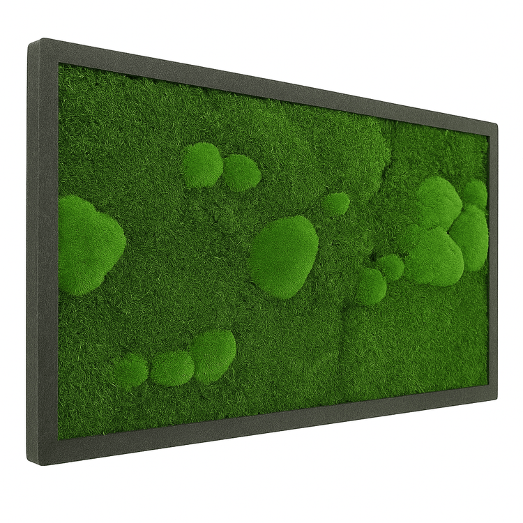 Moosbild Mixmoos 100x60cm - Dream in Green