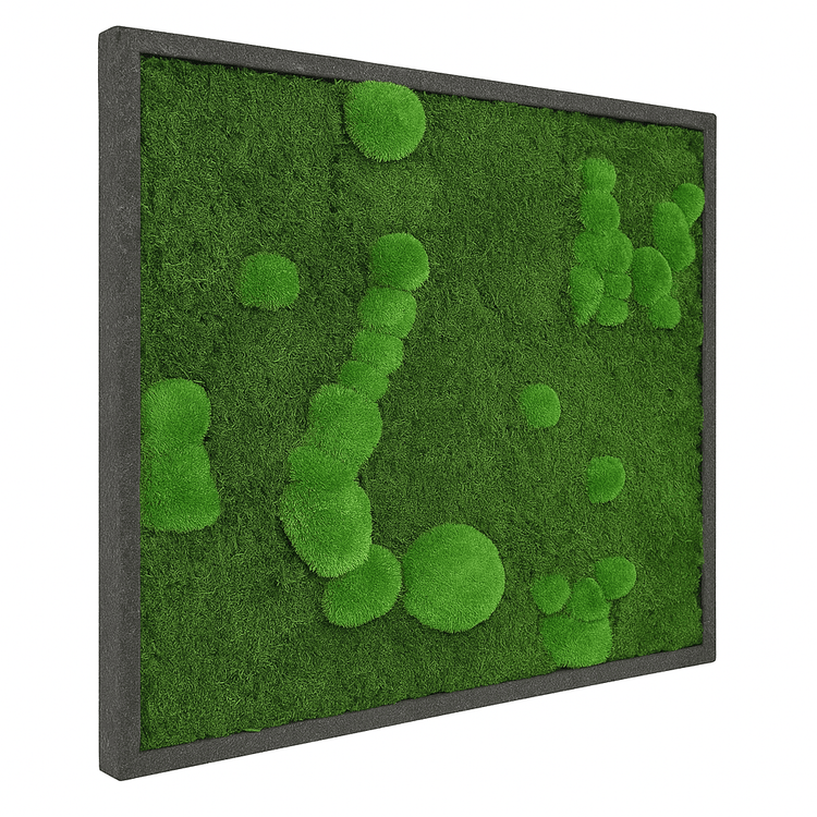 Moosbild Mixmoos 75x75cm - Dream in Green