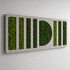 Akustik-Moosbild Arch 140×50 cm - Dream in Green