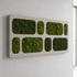Akustik-Moosbild Blocks 140×50 cm - Dream in Green