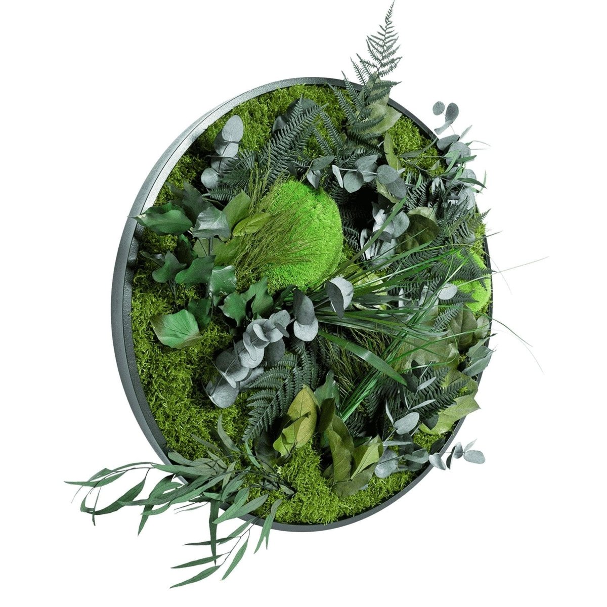 Dschungelbild 60 cm RUND - Dream in Green