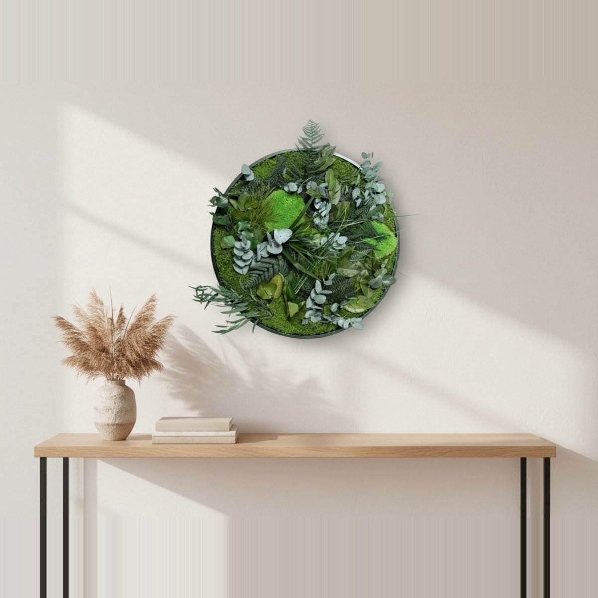 Dschungelbild rund Ø50 cm - Dream in Green
