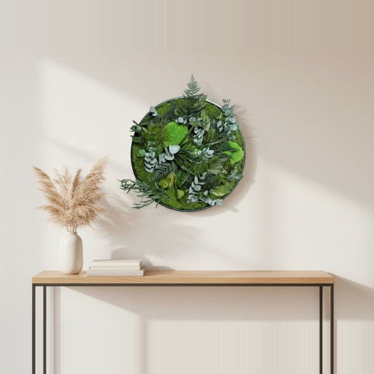 Dschungelbild rund Ø75 cm - Dream in Green