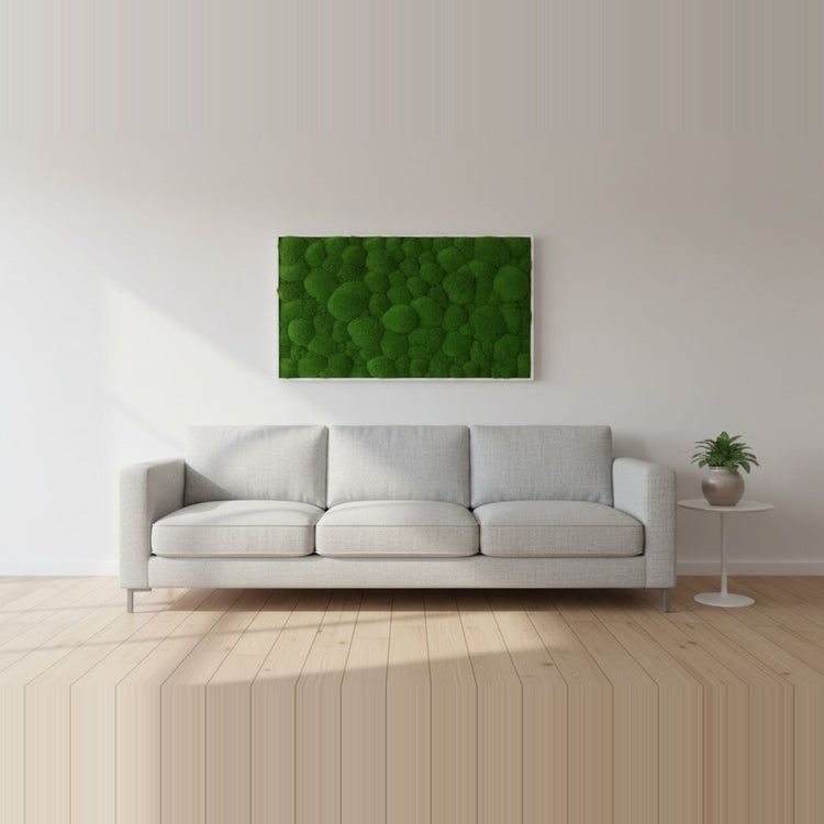 Moosbild Hügelmoos 100x50cm - Dream in Green