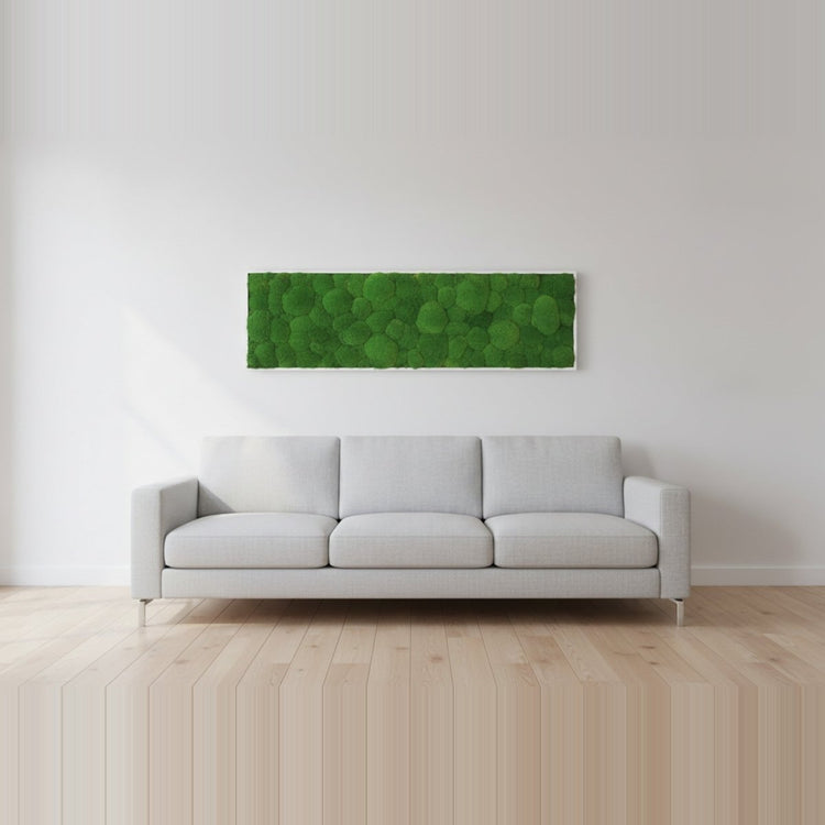 Moosbild Hügelmoos 150x50cm - Dream in Green