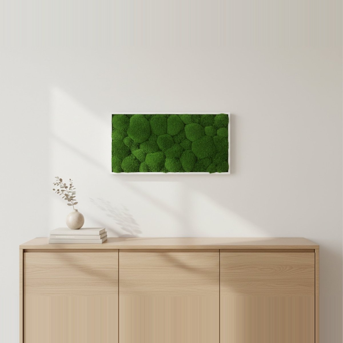 Moosbild Hügelmoos 50x25cm - Dream in Green