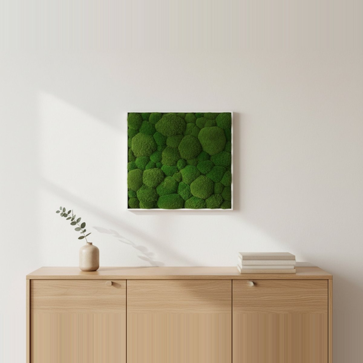 Moosbild Hügelmoos 50x50cm - Dream in Green