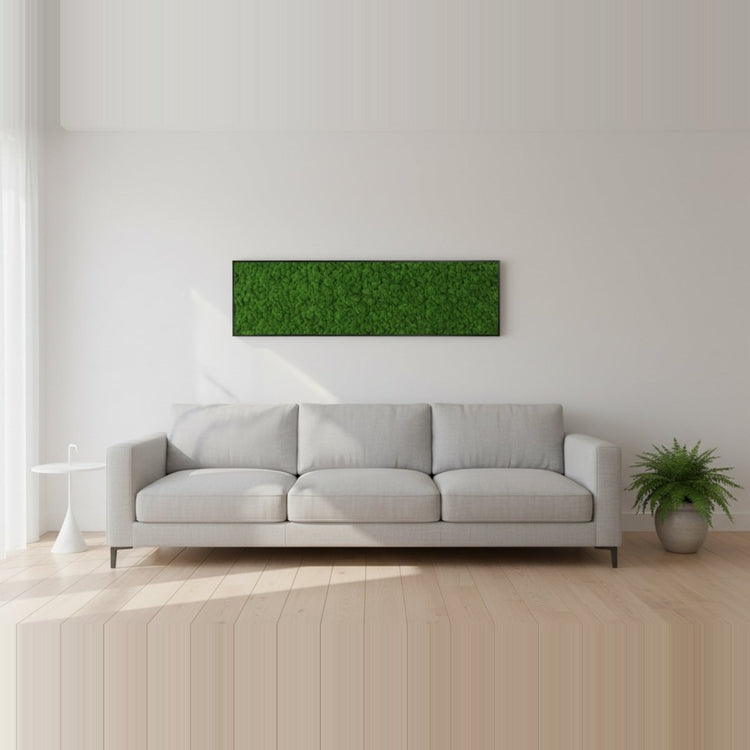 Moosbild Islandmoos 150x50 cm - Dream in Green