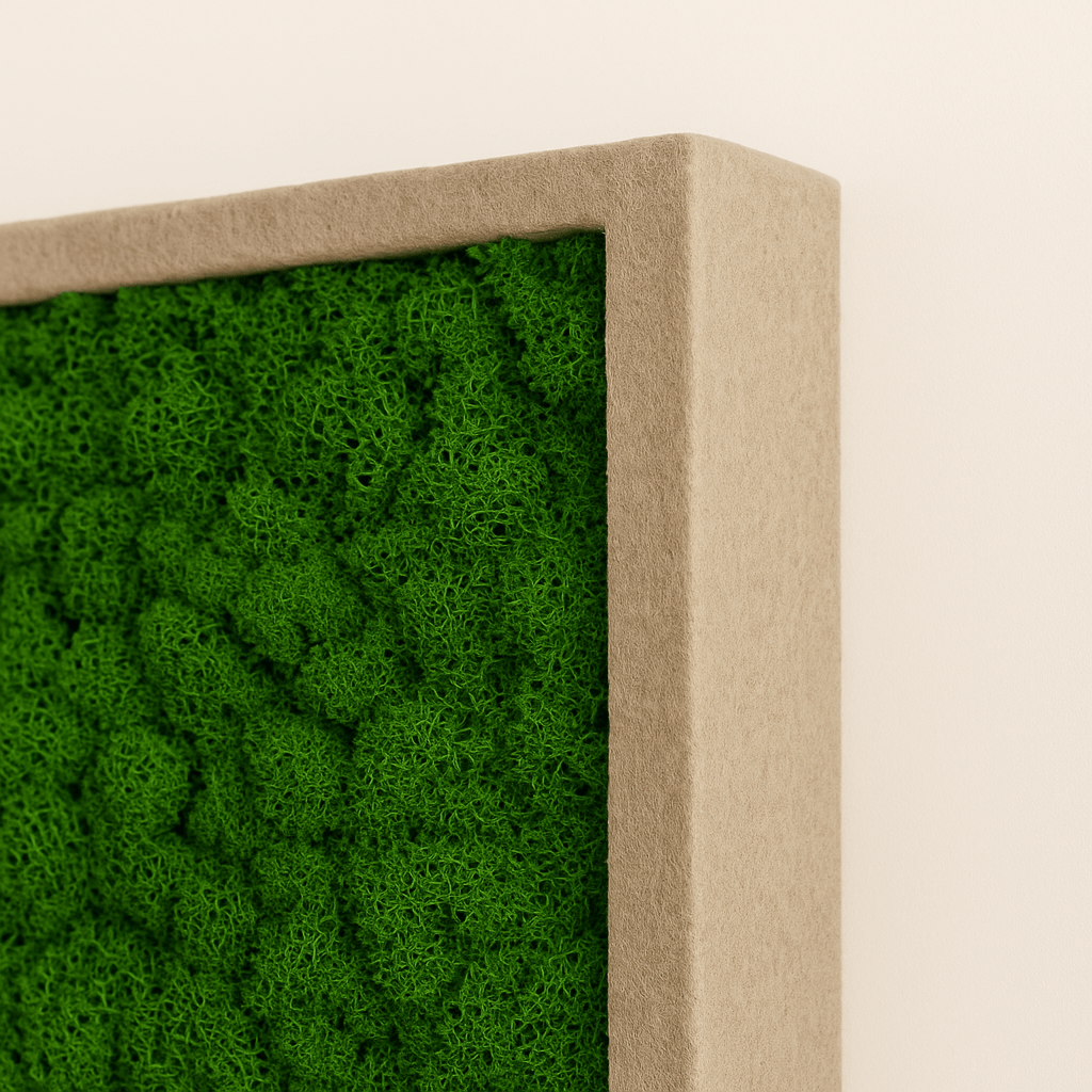 Moosbild Islandmoos 75x75 cm - Dream in Green