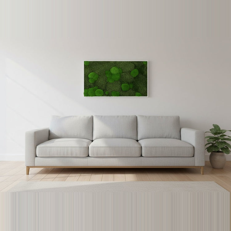 Moosbild Mixmoos 100x50cm - Dream in Green
