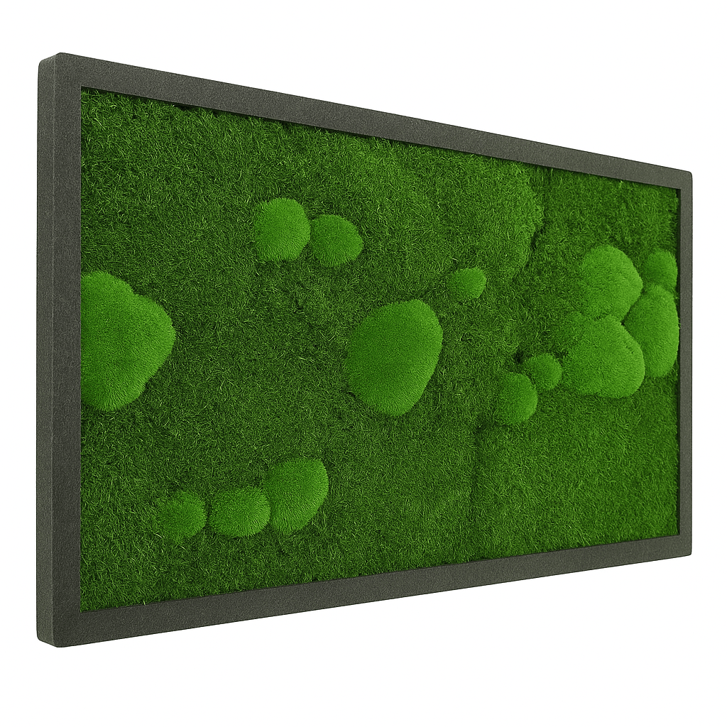 Moosbild Mixmoos 100x60cm - Dream in Green