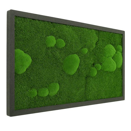 Moosbild Mixmoos 100x60cm - Dream in Green