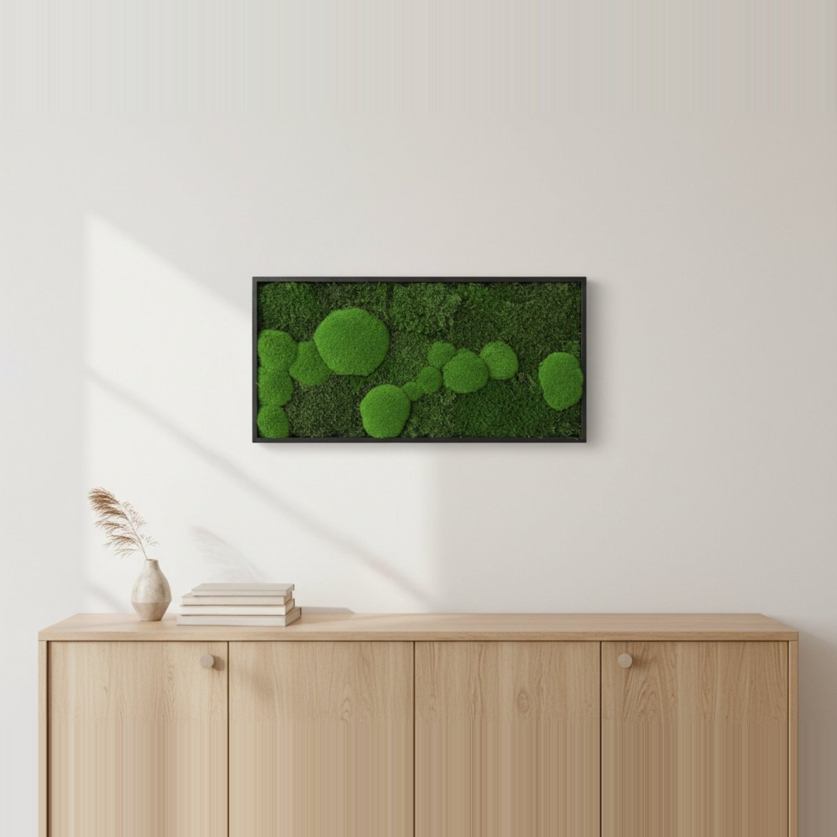 Moosbild Mixmoos 50x25cm - Dream in Green