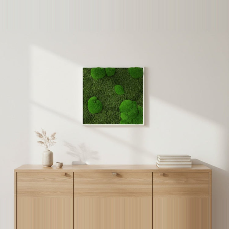 Moosbild Mixmoos 50x50cm - Dream in Green