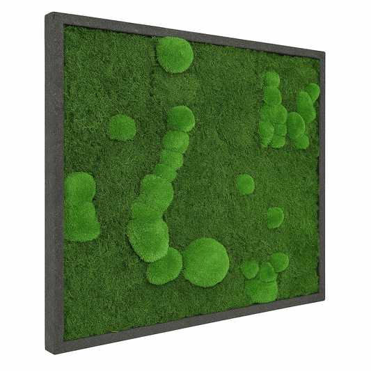 Moosbild Mixmoos 75x75cm - Dream in Green