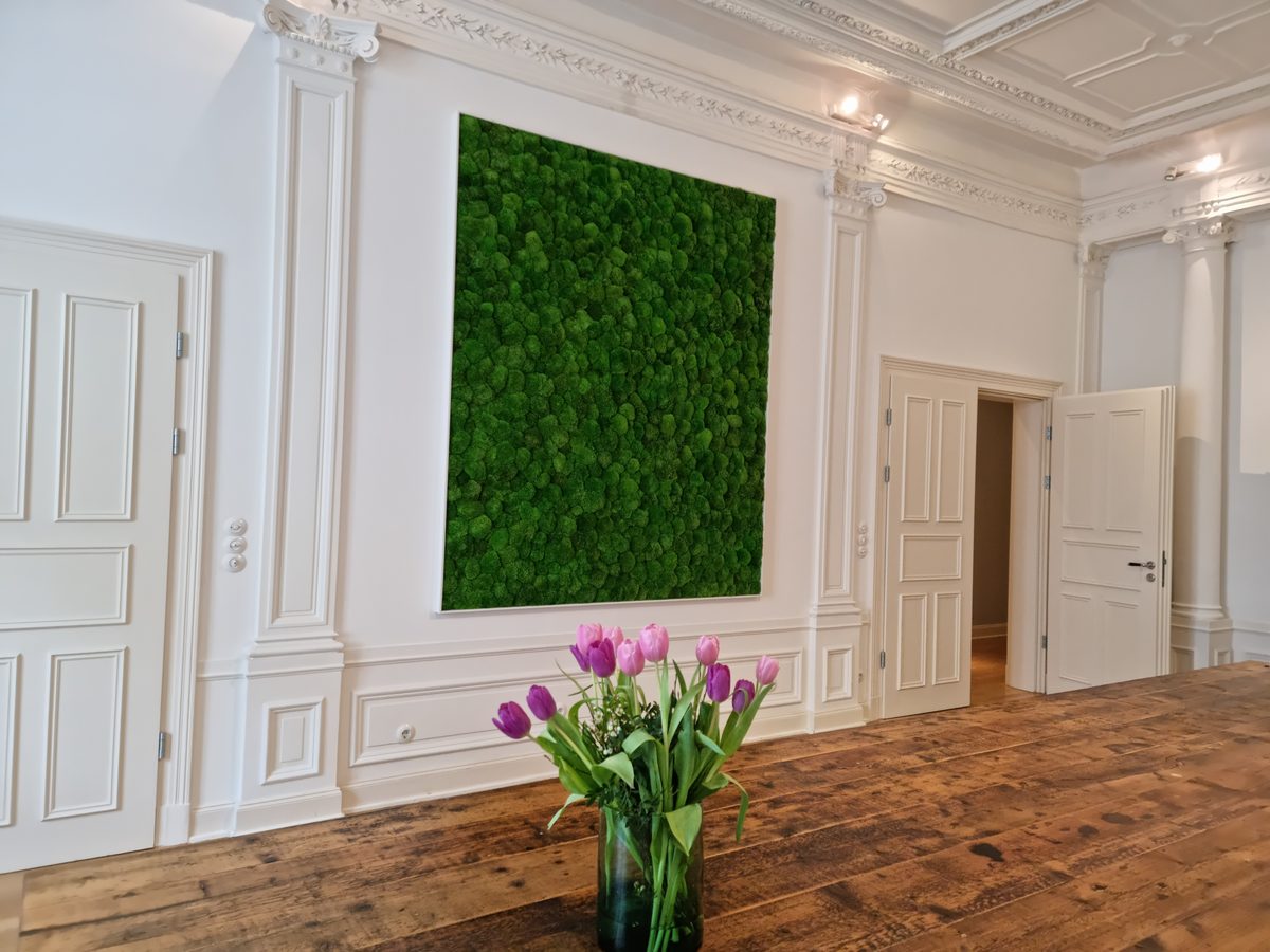 Mooswand Altbau Villa
